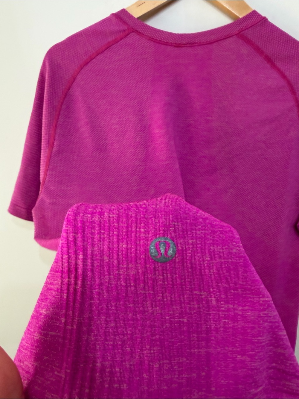 Lululemon Metal Vent Tech Shirt Athletic Workout Short Sleeve Tee Pink Men’s M - Picture 5 of 9
